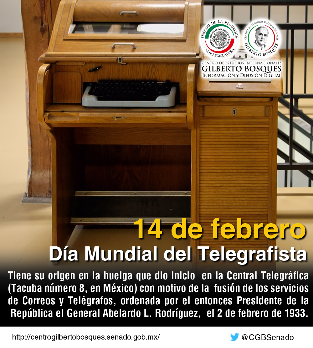 14 de febrero - Día Mundial del Telegrafista-Efemérides