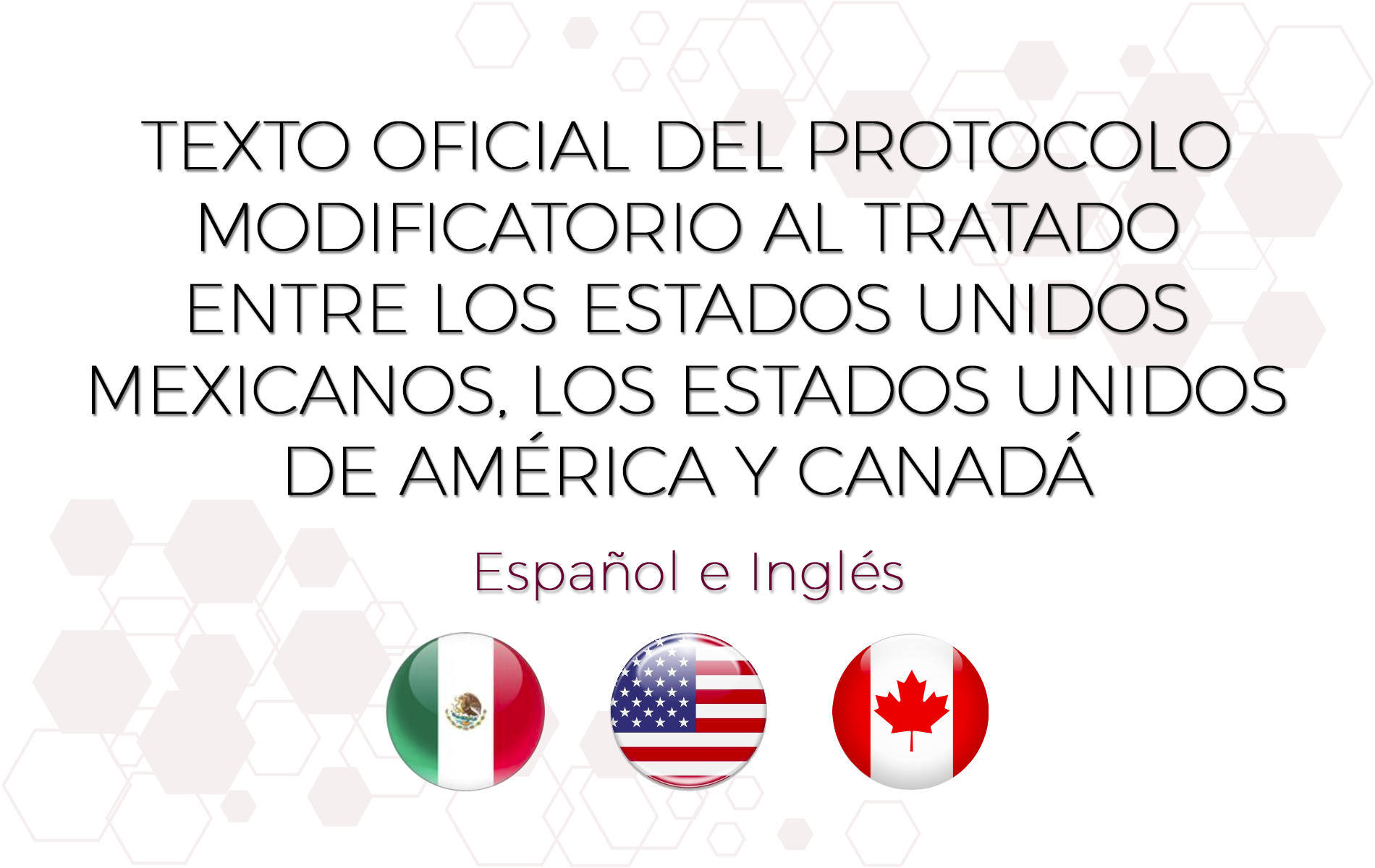 Texto oficial del Protocolo Modificatorio al Tratado entre México, Estados Unidos y Canadá
