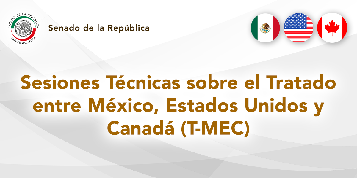 Sesiones Técnicas sobre el Tratado entre México, Estados Unidos y Canadá (T-MEC)