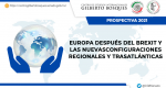 Prospectiva 2021. Europa después del BREXIT y las nuevas configuraciones regionales y transatlánticas
