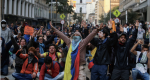 Se registran intensas manifestaciones en Colombia