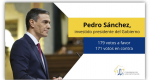 Congreso reelige a Pedro Sánchez como presidente del gobierno de España