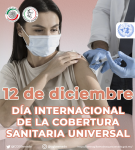 12 de diciembre- Día Internacional de la Cobertura Sanitaria Universal 