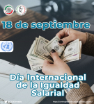 18 de septiembre - Día Internacional de la Igualdad Salarial