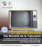 21 de noviembre - Día Mundial de la Televisión