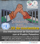 29 de noviembre - Día Internacional de Solidaridad con el Pueblo Palestino