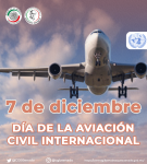 7 de diciembre- Día de la aviación civil internacional