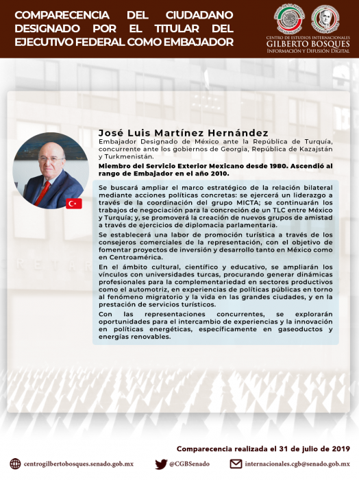 Comparecencia José Luis Martínez